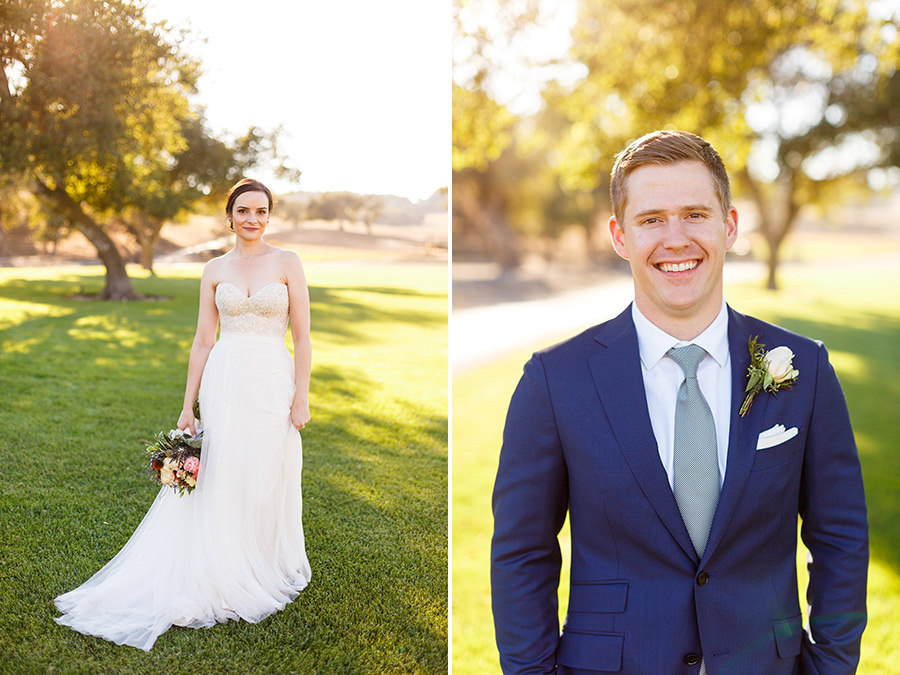Bride and groom portraits at Thousand Hills Ranch in San Luis Obispo, CA