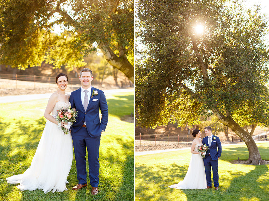 Stunning bride and groom portraits at Thousand Hills Ranch in San Luis Obispo, CA